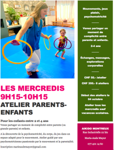 [:en]Parent and kids course[:fr]Atelier Parents-Enfants[:] @ Aikido Montreux